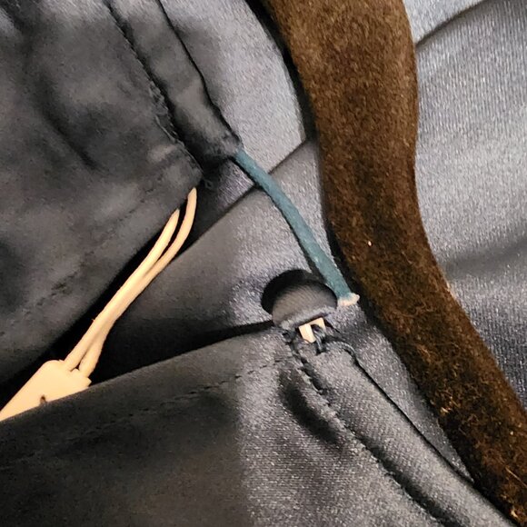 Petal & Pup Opal Tie Waist Long Sleeve Satin Minidress NWT Blue Size 4 - Picture 10 of 13